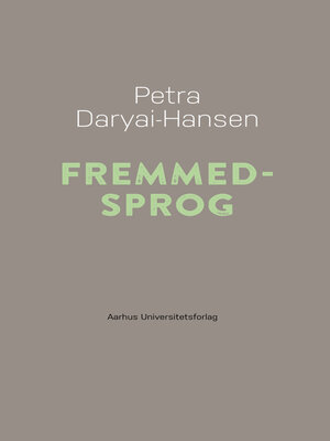 cover image of Fremmedsprog